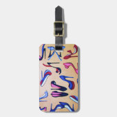 Mode voor hogedrukschotels met pompen bagagelabel (Voorkant verticaal)