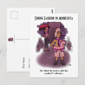 Mode voorjaar briefkaart (Voorkant / Achterkant)