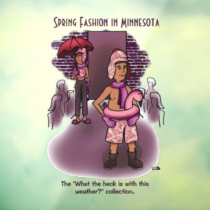 Mode voorjaar raamsticker