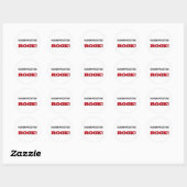 Mode voorspellers Rock Ronde Sticker (Vel)