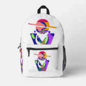 Mode vooruit bedrukte rugzak (Voorkant)