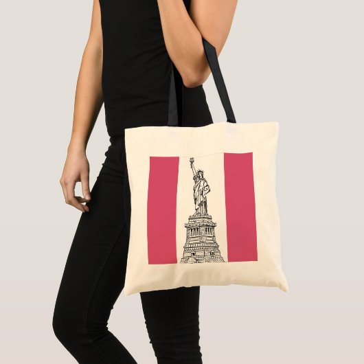 Mode Vrij beeld Canvas tas (Voorkant (product))