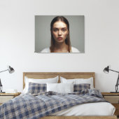 Mode vrouw beeldende kunst canvas afdruk (Insitu (Slaapkamer))