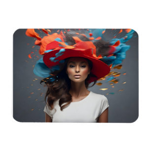 Mode vrouw beeldende kunst magneet