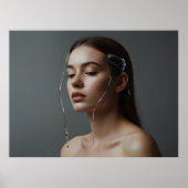 Mode vrouw beeldende kunst poster (Voorkant)