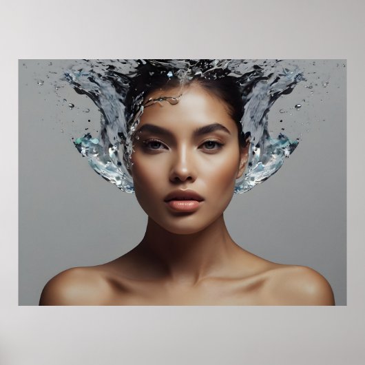 Mode vrouw beeldende kunst poster (Voorkant)