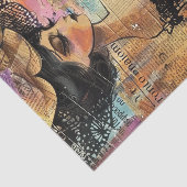 MODE VROUW DECOUPAGE TISSUEPAPIER (Detail)