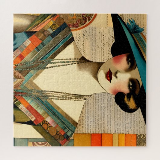  Mode Vrouw Legpuzzel (Horizontaal)