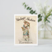  mode, vrouw uit Rotterdam, Nederland Briefkaart (Staand voorkant)