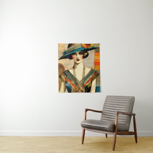  Mode Vrouw Wandkleed (In situ)