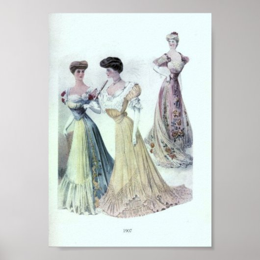 Mode  vrouwen 1900 poster (Voorkant)