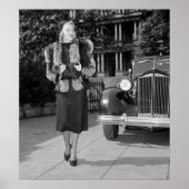 mode vrouwen in de jaren dertig poster (Voorkant)