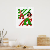 Mode vrouwen poster (Keuken)