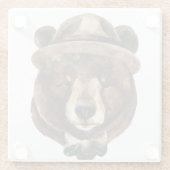 Mode waterverf Beer Glazen Onderzetter (Achterkant)