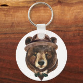 Mode waterverf Beer Sleutelhanger (Voorkant)