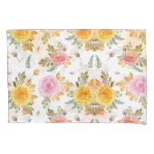 Mode Waterverf Floral Kussensloop (Voorkant-Links)