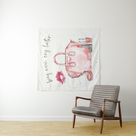 Mode waterverf | Nu kopen-droog later Wandkleed (In situ)