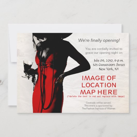 Mode Winkelopening nacht Kaart (Achterkant)