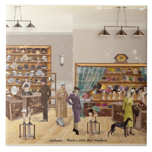 Mode winter najaar 1934 tegeltje (Voorkant)