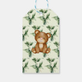 Mode Woodland Animals Greenery Eucalyptus Favor Cadeaulabel (Achterkant)