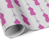 Mode zaaigoed Mannequin Dressform Cadeaupapier (Rol Hoek)