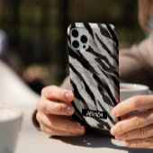Mode zebra zwart wit iPhone hoesje
