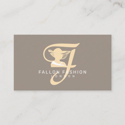 Mode, zeemleder, verandering van naaiwerk visitekaartje (Voorkant)