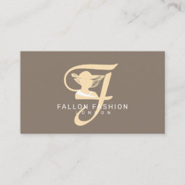 Mode, zeemleder, verandering van naaiwerk visitekaartje