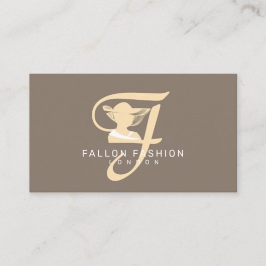 Mode, zeemleder, verandering van naaiwerk visitekaartje (Voorkant)