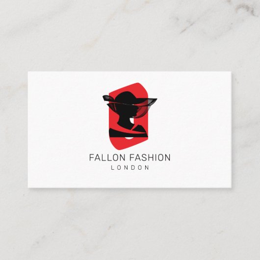 Mode, zeemleder, verandering van naaiwerk visitekaartje (Voorkant)