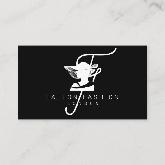 Mode, zeemleder, verandering van naaiwerk visitekaartje (Voorkant)