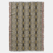  mode zilver zwart en goud deken (Voorkant Verticaal)