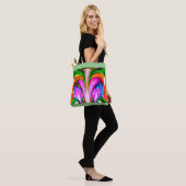 Mode zomeruitbarsting tote bag (Op model)