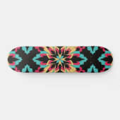 Mode zonder naadloze flora en glamour persoonlijk skateboard (Horizontaal)