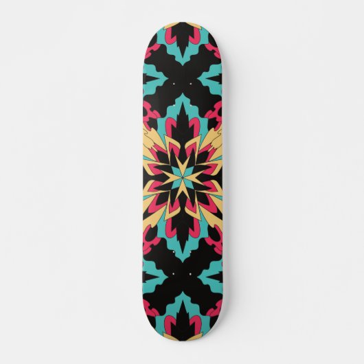 Mode zonder naadloze flora en glamour persoonlijk skateboard (Voorkant)