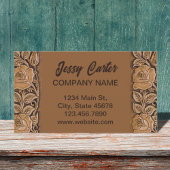 mode zuidwestelijk bloemleder visitekaartje