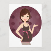 mode zwanger aankondigingskaart (Voorkant)