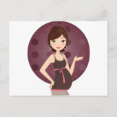 mode zwanger aankondigingskaart (Voorkant)