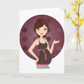 mode zwanger kaart (Gele Bloem)