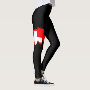 Mode Zwitserse vlag Pride Womens Leggings