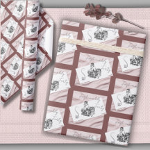 Modebewust Veertig Chic Couture Inpakpapier
