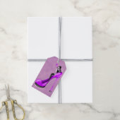 Modebewuste vrouw in stiletto cadeaukaartjes cadeaulabel (Met Touw)