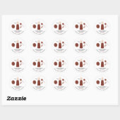 Modeboetiek Boho Hipster Kleding Ronde Sticker (Vel)