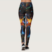 ModeFlex – Trendy Hoge Stretch Dames Leggings (Achterkant)