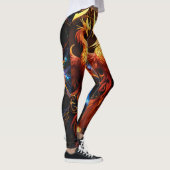 ModeFlex – Trendy Hoge Stretch Dames Leggings (Rechts)