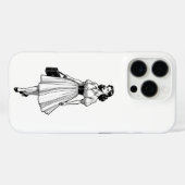 Modeglamour uit de jaren 50 Case-Mate iPhone case (Achterkant (horizontaal))