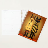 Modekatten – Vreemde kattenjassen en laarzen Planner (Display)