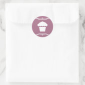modekoekje ronde sticker (Tas)