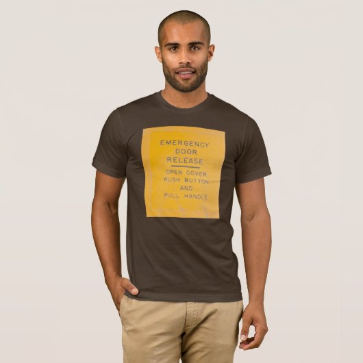 Model 18 Ontgrendelingsontwerp voor nooddeuren T-shirt (Voorkant volledig)