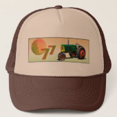 Model 77 Rijstgewassen Trucker Pet (Voorkant)